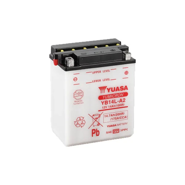 YUASA - YB14L-A2 (CP) YUASA BATTERY 12V14AH (YTX14AHL-BS)