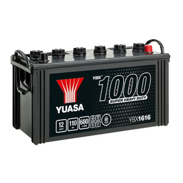YUASA - YBX1616 12V 110Ah 680A Yuasa Super Heavy Duty Batt