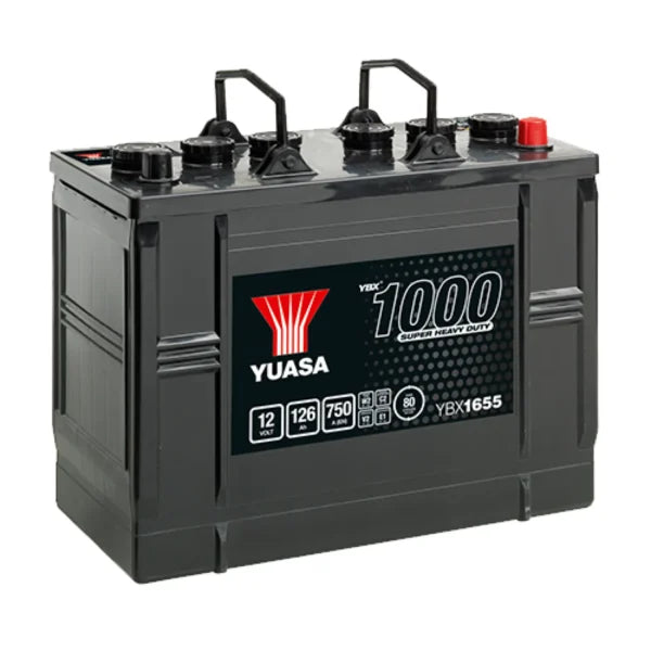 YUASA - YBX1655 12V 126Ah 750A Yuasa Super Heavy Duty Batt