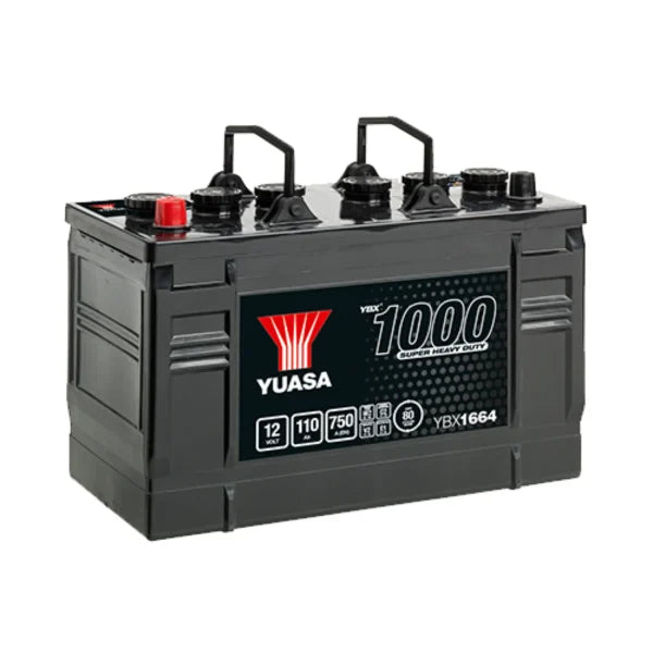 YUASA - YBX1664 12V 110Ah 750A Yuasa Super Heavy Duty Batt