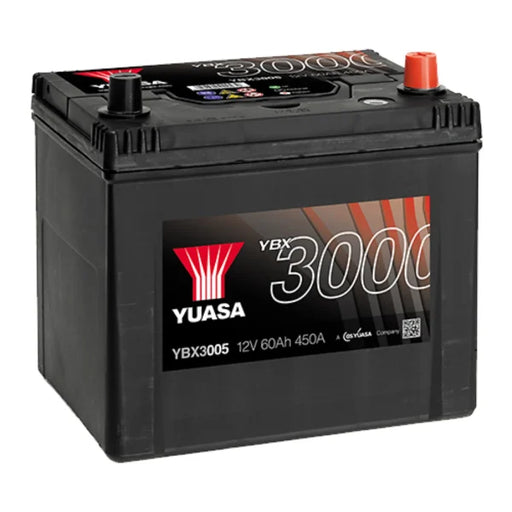 YUASA - YBX3005 YUASA BATT SEALED MF 12V 60AH 500CCA (005)