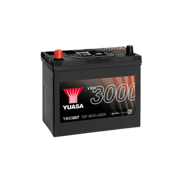 YUASA - YBX3057 YUASA BATT SEALED MF 12V 45AH 400CCA (057)