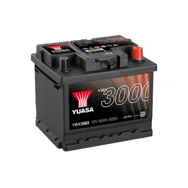 YUASA - YBX3063 YUASA BATT SEALED MF 12V 45AH 440CCA (063)