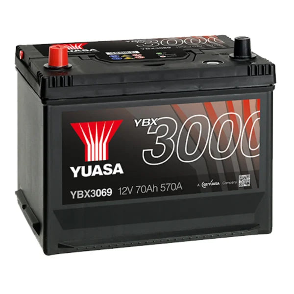 YUASA - YBX3069 YUASA BATT SEALED MF 12V 72AH 630CCA (069)