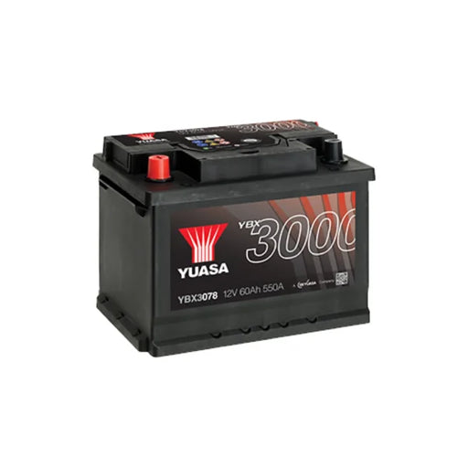YUASA - YBX3078 YUASA BATT SEALED MF 12V 62AH 550CCA (078)