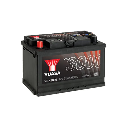 YUASA - YBX3086 YUASA BATT SEALED MF 12V 76AH 680CCA (086)