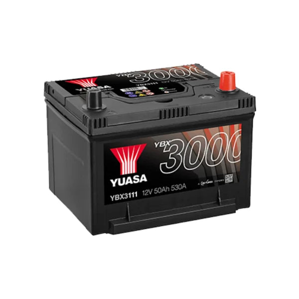 YUASA - YBX3111 YUASA BATT SEALED MD 12V 50AH 530CCA (111)