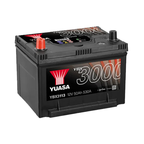 YUASA - YBX3113 YUASA BATT SEALED MF 12V 50AH 530CCA (113)