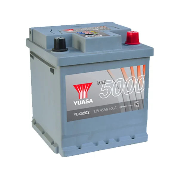 YUASA - YBX5202 YUASA BATTERY SILVER 12V 45AH 440CCA (202)