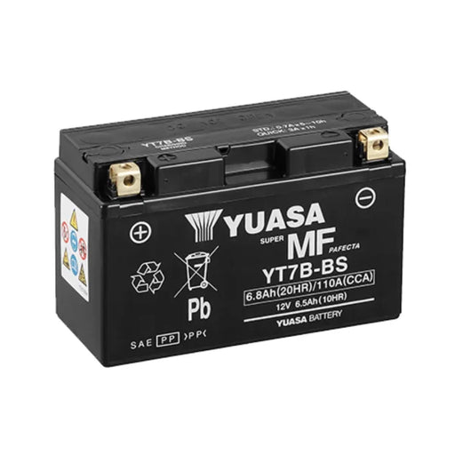 YUASA - YT7B-BS YUASA BATTERY 12V 6.5AH (YT7B-4,507901)