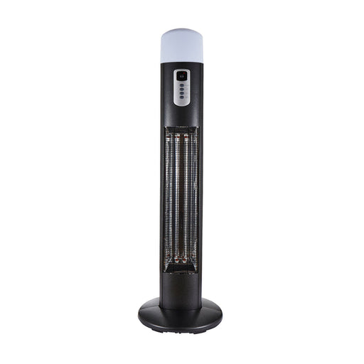 Amber ZR-37442 3000W Floor Standing Remote Control Patio Heater with LED Light - IP55 Outdoor Heaters Forum Lighting Solutions - Sparks Warehouse