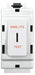 BG Nexus G30EL Grid 20AX 2 Way Double Pole Secret KEY Module  Labelled  *EMG LTG TEST* White - BG - sparks-warehouse