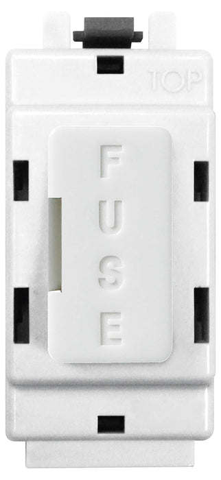 BG Nexus GFUSE Grid FUSE HOLDER Module  13A FUSE FITTED  White - BG - sparks-warehouse