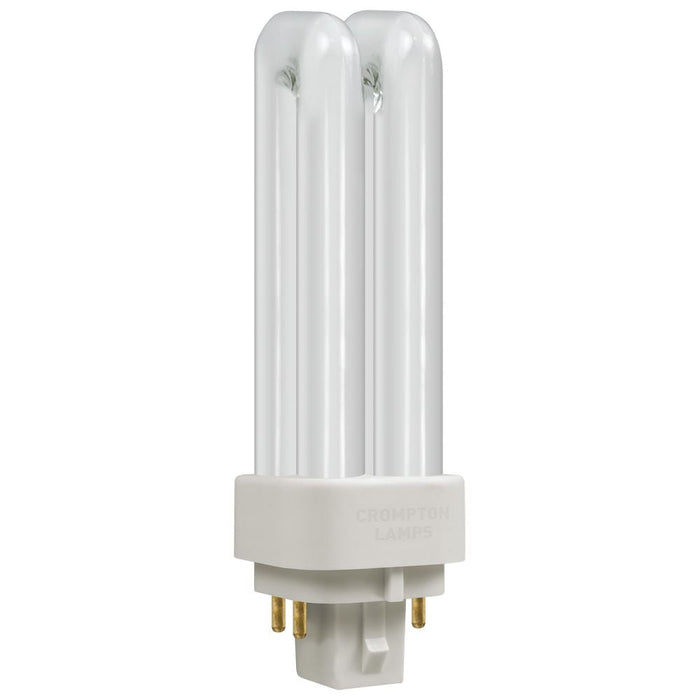 Crompton CLDE10SCW - CFL Double Turn DE Type Dimmable 10W 4000K G24q-1 4-Pin CFL Double Turn DE Type Crompton - Sparks Warehouse