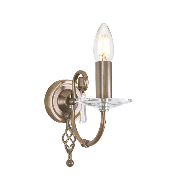 Elstead - AG1 AGED BRASS Aegean 1 Light Wall Light - Aged Brass - Elstead - Sparks Warehouse