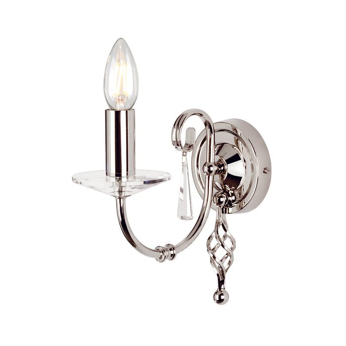 Elstead - AG1 POL NICKEL Aegean 1 Light Wall Light - Polished Nickel - Elstead - Sparks Warehouse