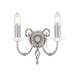 Elstead - AG2 POL NICKEL Aegean 2 Light Wall Light - Polished Nickel - Elstead - Sparks Warehouse