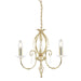 Elstead - AG3 POL BRASS Aegean 3 Light Chandelier - Polished Brass - Elstead - Sparks Warehouse