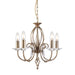 Elstead - AG5 AGED BRASS Aegean 5 Light Chandelier - Aged Brass - Elstead - Sparks Warehouse