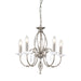 Elstead - AG5 POL NICKEL Aegean 5 Light Chandelier - Polished Nickel - Elstead - Sparks Warehouse