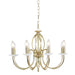 Elstead - AG8 POL BRASS Aegean 8 Light Chandelier - Polished Brass - Elstead - Sparks Warehouse