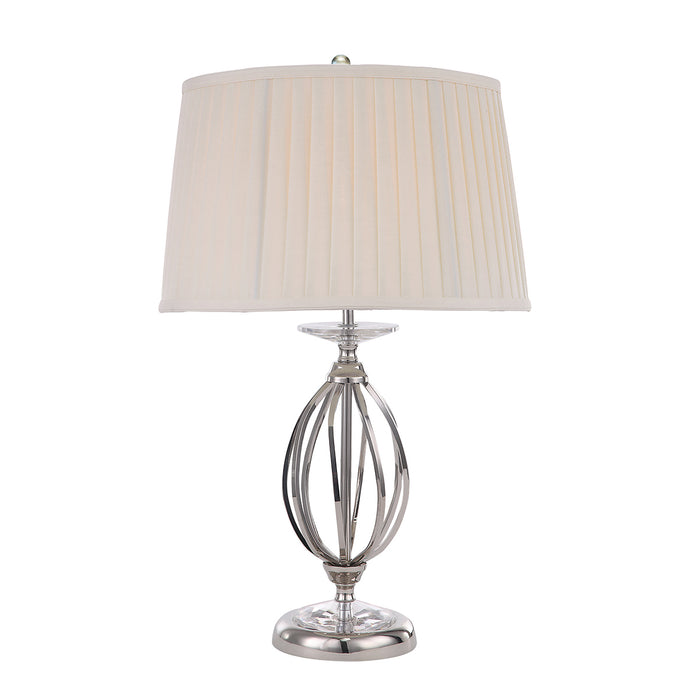 Elstead - AG/TL POL NICKEL Aegean 1 Light Table Lamp - Polished Nickel - Elstead - Sparks Warehouse