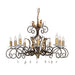 Elstead - AML10 BRONZE Amarilli 10 Light Chandelier - Bronze/Gold - Elstead - Sparks Warehouse