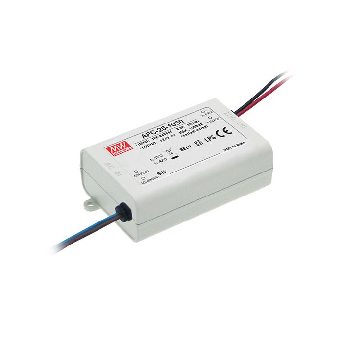 APC-25-350 - Mean Well LED Driver APC-25-350 25W 350mA LED Driver Meanwell - Easy Control Gear