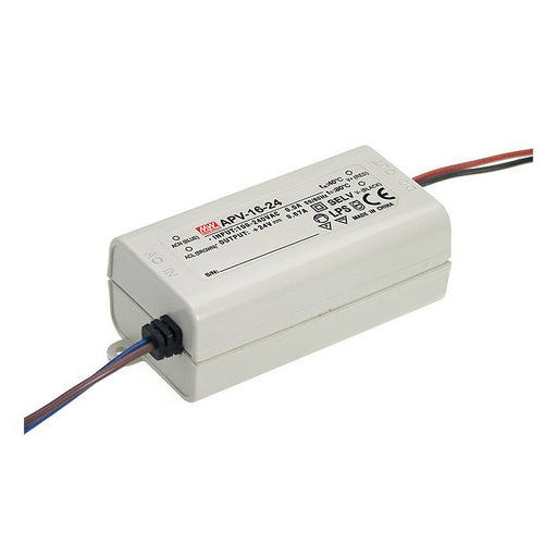 Mean Well APV-16-24 Constant Voltage LED Driver 16W 24V LED Driver Meanwell - Easy Control Gear
