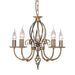 Elstead - ART5 AGD BRASS Artisan 5 Light Chandelier - Aged Brass - Elstead - Sparks Warehouse