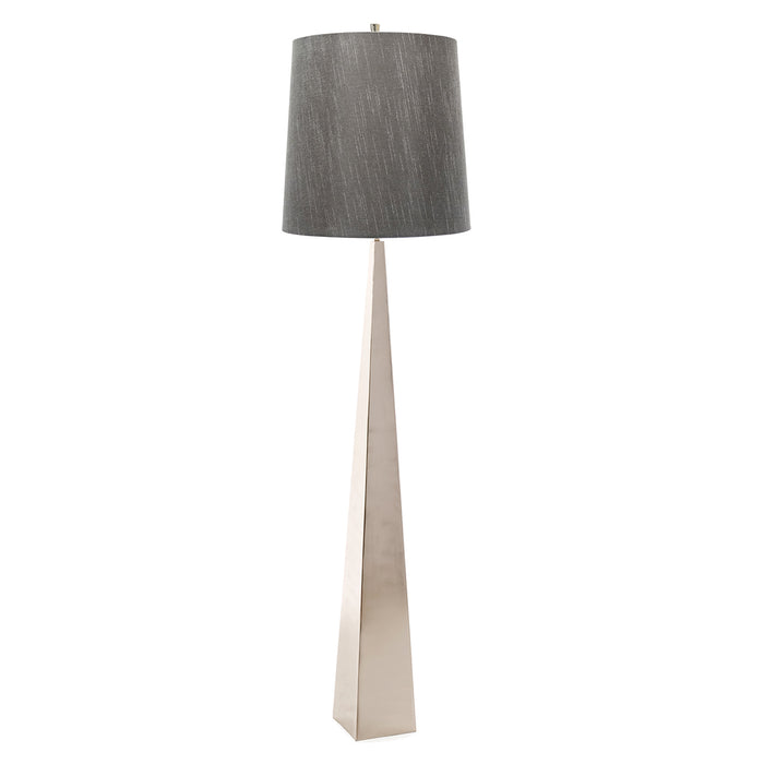 Elstead - ASCENT/FL PN Ascent 1 Light Floor Lamp - Polished Nickle - Elstead - Sparks Warehouse