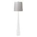 Elstead - ASCENT/FL WHT Ascent 1 Light Floor Lamp - White - Elstead - Sparks Warehouse