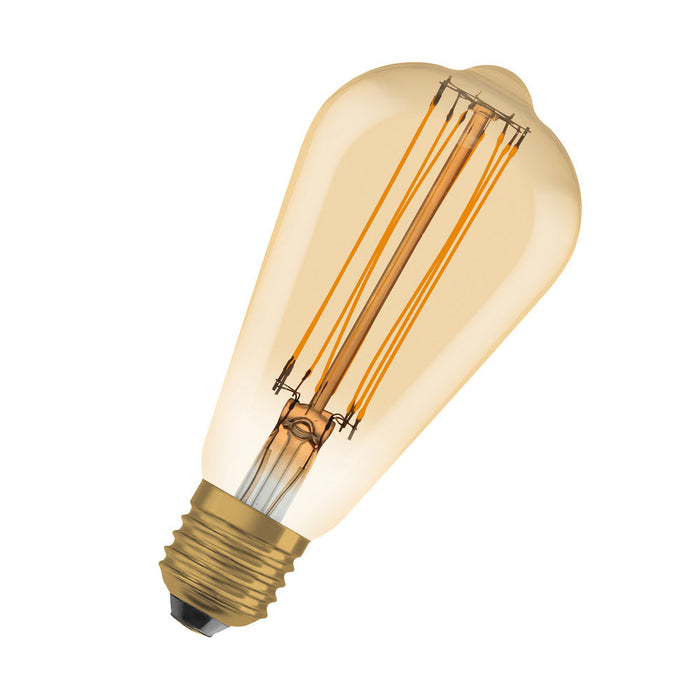 Ledvance Vintage 1906 LED Classic Slim Filamnet Edison Dimmable 40  5.8 W/2200K Gold E27