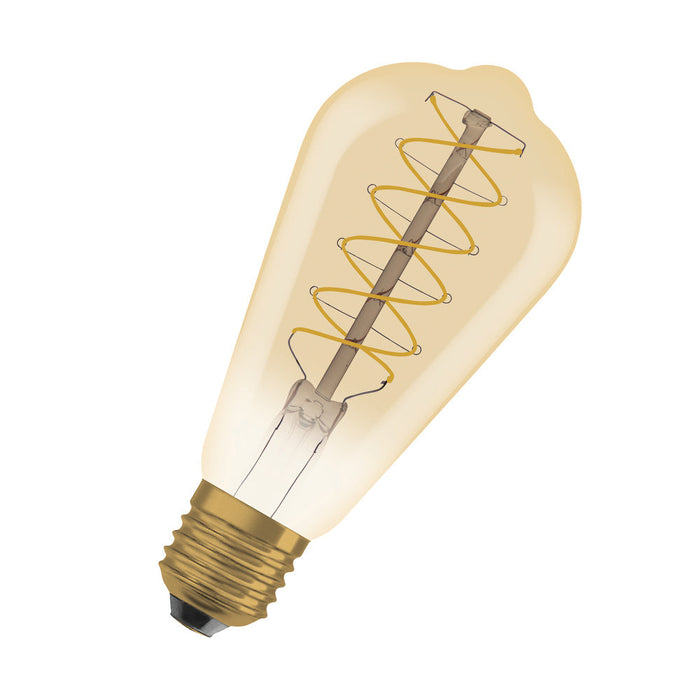 Ledvance Vintage 1906 LED Classic Slim Filamnet Edison Dimmable 37  4.8 W/2200K Gold E27