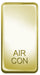 BG Nexus GRACPB Grid Rocker Labelled  *AIR CON* Polished Brass - BG - Sparks Warehouse
