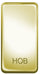 BG Nexus GRHBPB Grid Rocker Labelled  *HOB* Polished Brass - BG - Sparks Warehouse