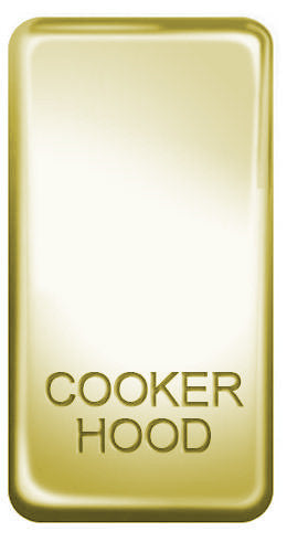 BG Nexus GRCHPB Grid Rocker Labelled  *Cooker HOOD* Polished Brass - BG - Sparks Warehouse