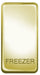 BG Nexus GRFZPB Grid Rocker Labelled  *FREEZER* Polished Brass - BG - Sparks Warehouse