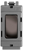 BG Nexus GBN12 Grid Black Nickel 20AX 2 Way Single Pole Switch Module - DISCONTINUED Nexus Grid BG - Sparks Warehouse