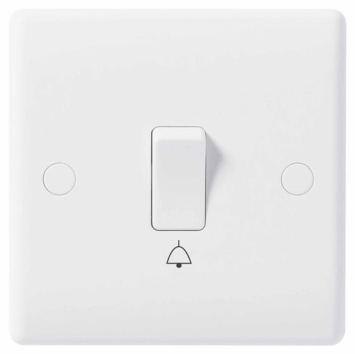 BG Nexus 814 10AX Plate Switch BELL PUSH - BG - sparks-warehouse