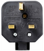 Masterplug HDPT13B 13A Heavy Duty Rubber Plug BS1363 Black Nexus BG - Sparks Warehouse