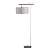 Elstead - BALANCE/FL DBG Balance 1 Light Floor Lamp - Dark Brown - Elstead - Sparks Warehouse