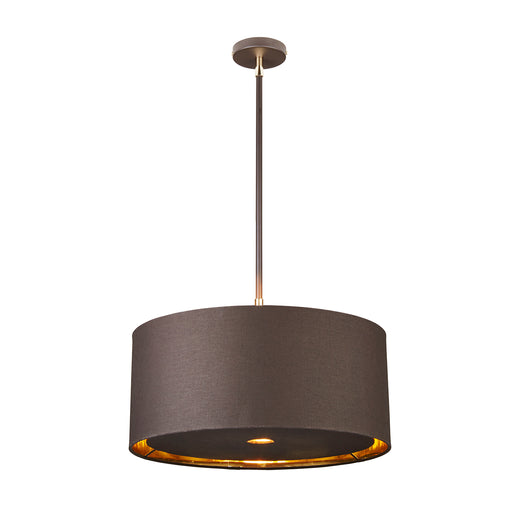 Elstead - BALANCE/P BRPB Balance 1 Light Pendant - Brown and Polished Brass - Elstead - Sparks Warehouse