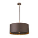 Elstead - BALANCE/P BRPB Balance 1 Light Pendant - Brown and Polished Brass - Elstead - Sparks Warehouse