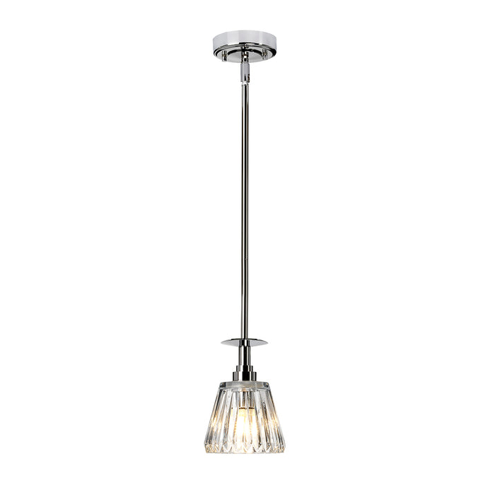 Elstead - BATH/AGATHA1P PC Agatha 1 Light Pendant - Polished Chrome - Elstead - Sparks Warehouse