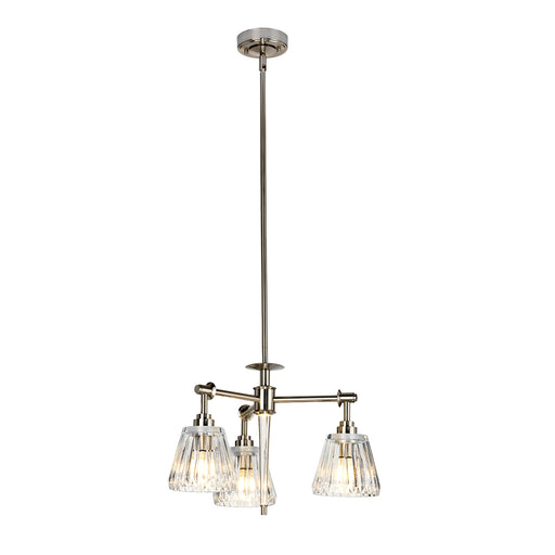 Elstead - BATH/AGATHA3P BN Agatha 3 Light Pendant - Brushed Nickel - Elstead - Sparks Warehouse