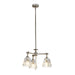 Elstead - BATH/AGATHA3P BN Agatha 3 Light Pendant - Brushed Nickel - Elstead - Sparks Warehouse