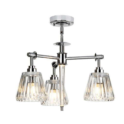 Elstead - BATH/AGATHA3P PC Agatha 3 Light Pendant - Polished Chrome - Elstead - Sparks Warehouse