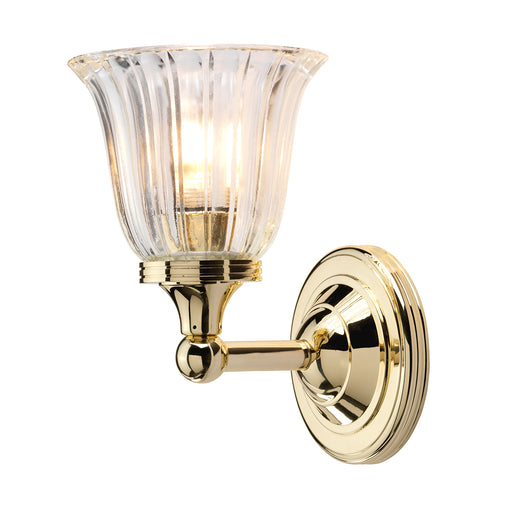 Elstead - BATH/AUSTEN1 PB Austen 1 Light Wall Light - Polished Brass - Elstead - Sparks Warehouse