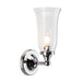Elstead - BATH/AUSTEN2 PC Austen 1 Light Wall Light - Polished Chrome - Elstead - Sparks Warehouse